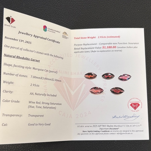 Natural Rhodolite Garnet - Picture 4 of 8